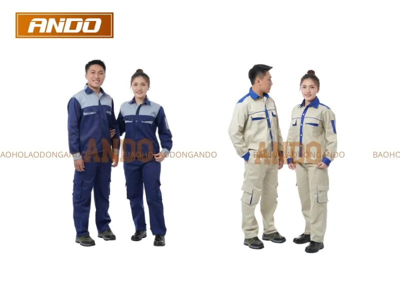 Quần &aacute;o bảo hộ c&ocirc;ng nh&acirc;n cơ kh&iacute;