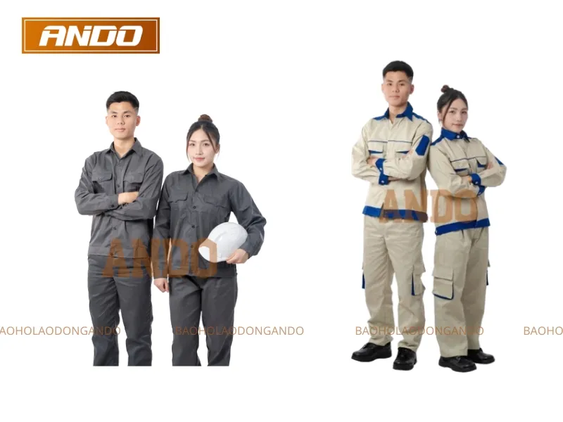 Quần &aacute;o bảo hộ c&ocirc;ng nh&acirc;n cơ kh&iacute;