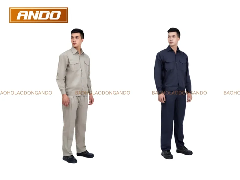 Quần &aacute;o bảo hộ c&ocirc;ng nh&acirc;n cơ kh&iacute;