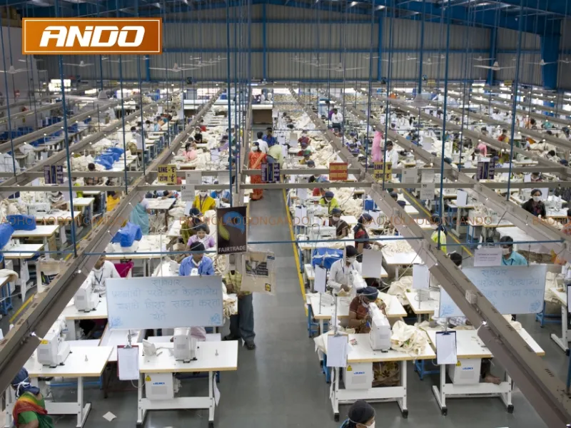 Xưởng may quần &aacute;o bảo hộ lao động tại H&agrave; Nội