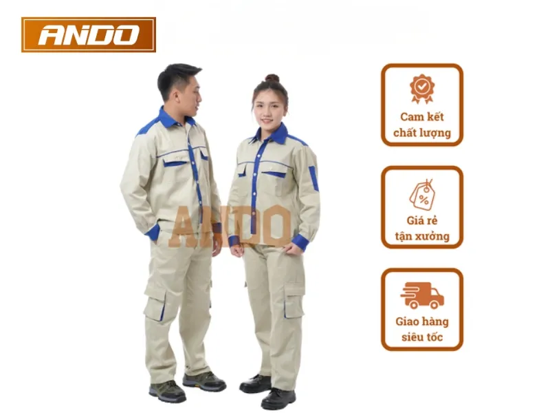 Xưởng may quần &aacute;o bảo hộ lao động tại H&agrave; Nội