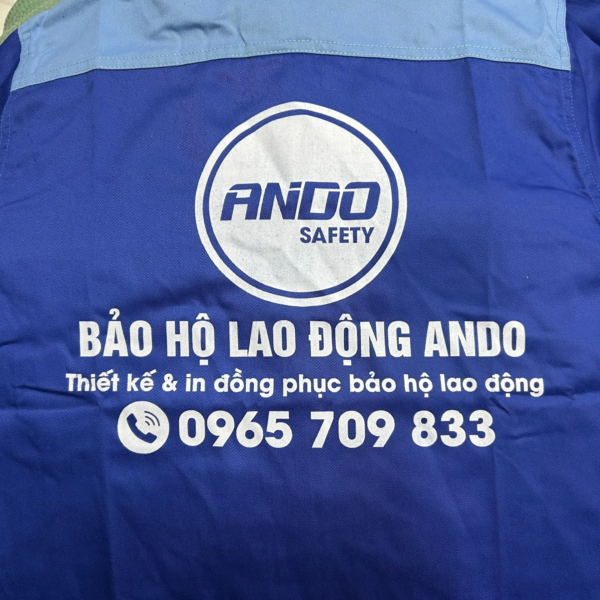 Áo bảo hộ lao động - Áo tặng khách hàng của Bảo hộ lao động Ando