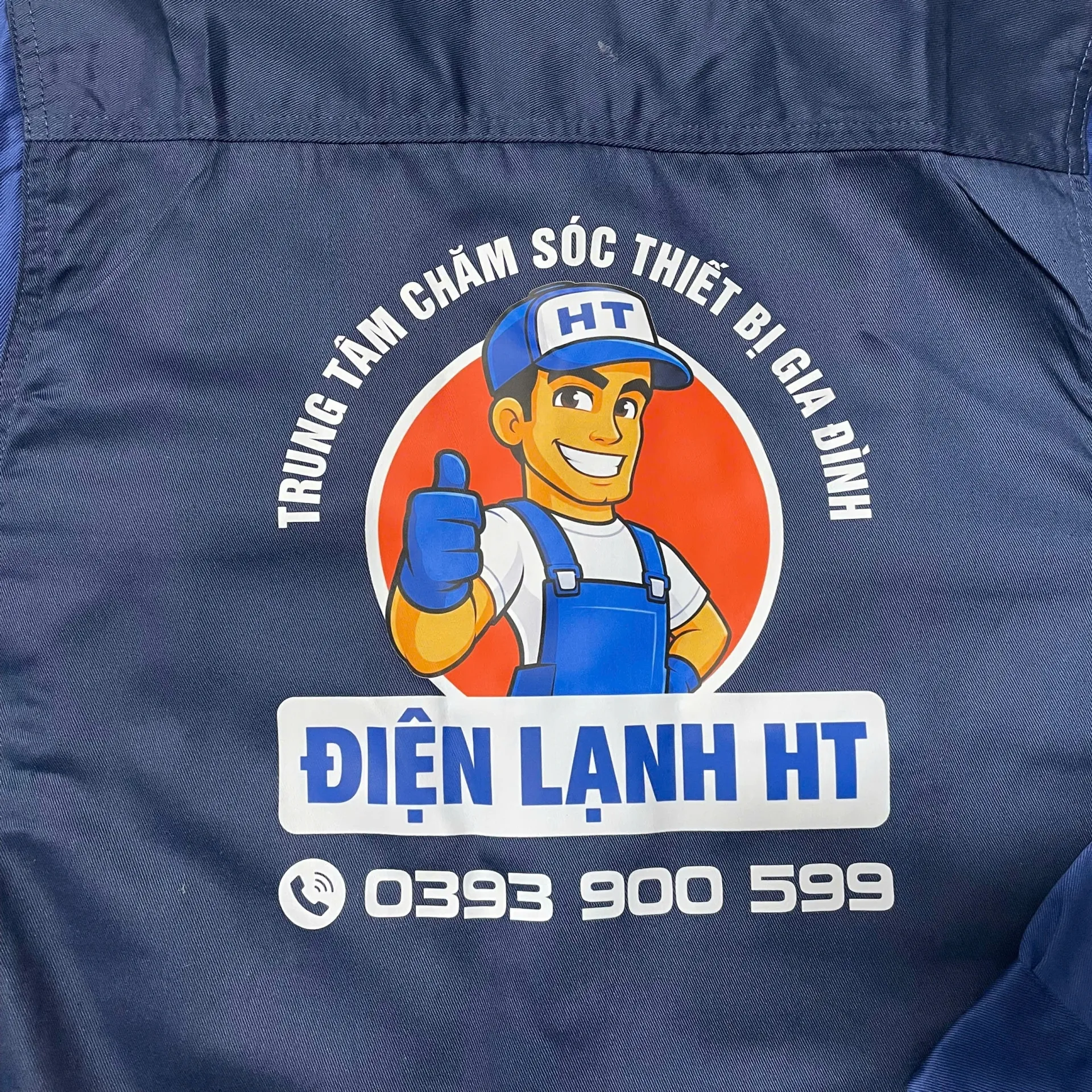 Đơn in đồng phục Trung tâm chăm sóc thiết bị gia đình - Điện Lạnh HT