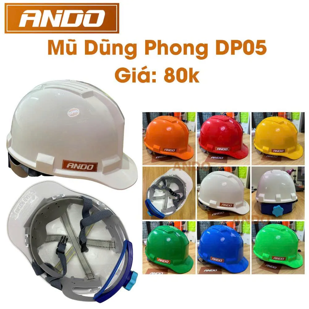 Mũ bảo hộ Dũng Phong DP05, hàng Việt Nam, chất lượng cao