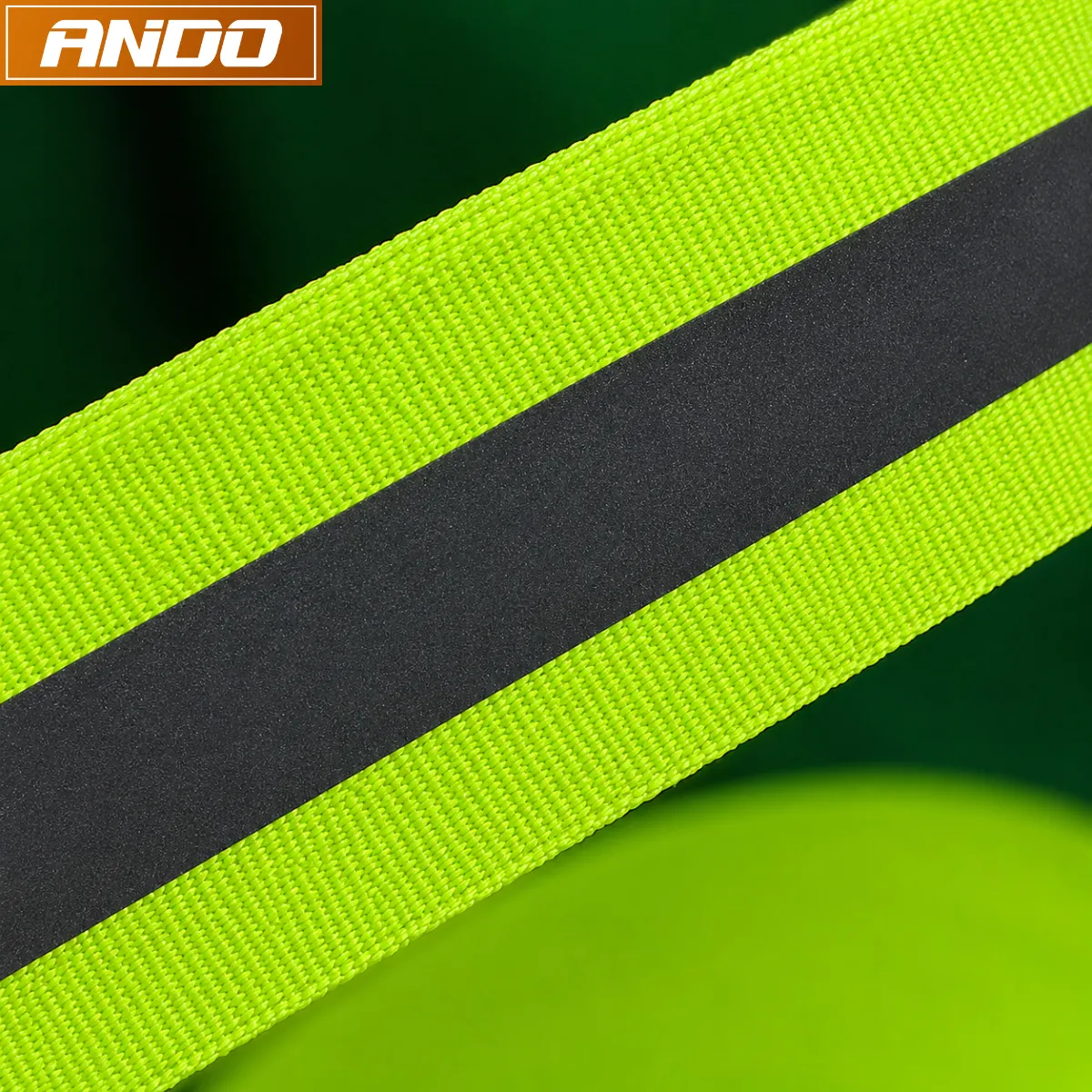 Dây phản quang vải màu xanh chuối kích thước 5cm x 100m
