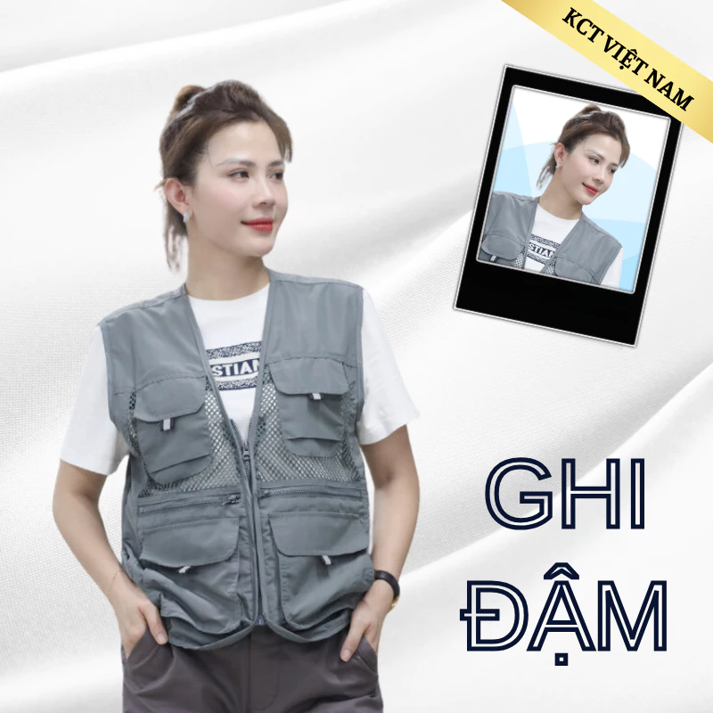 Áo ghi lê bảo hộ lao động - Áo gile cao cấp KCT