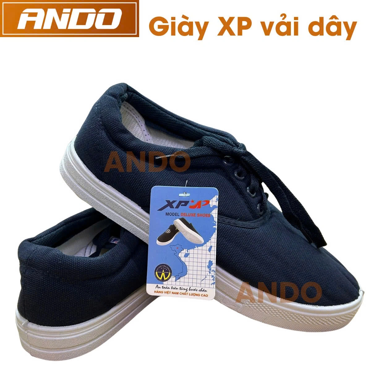 Giày vải bảo hộ lao động giày vải XP cột dây nam, nữ chống trơn trượt giữ ấm