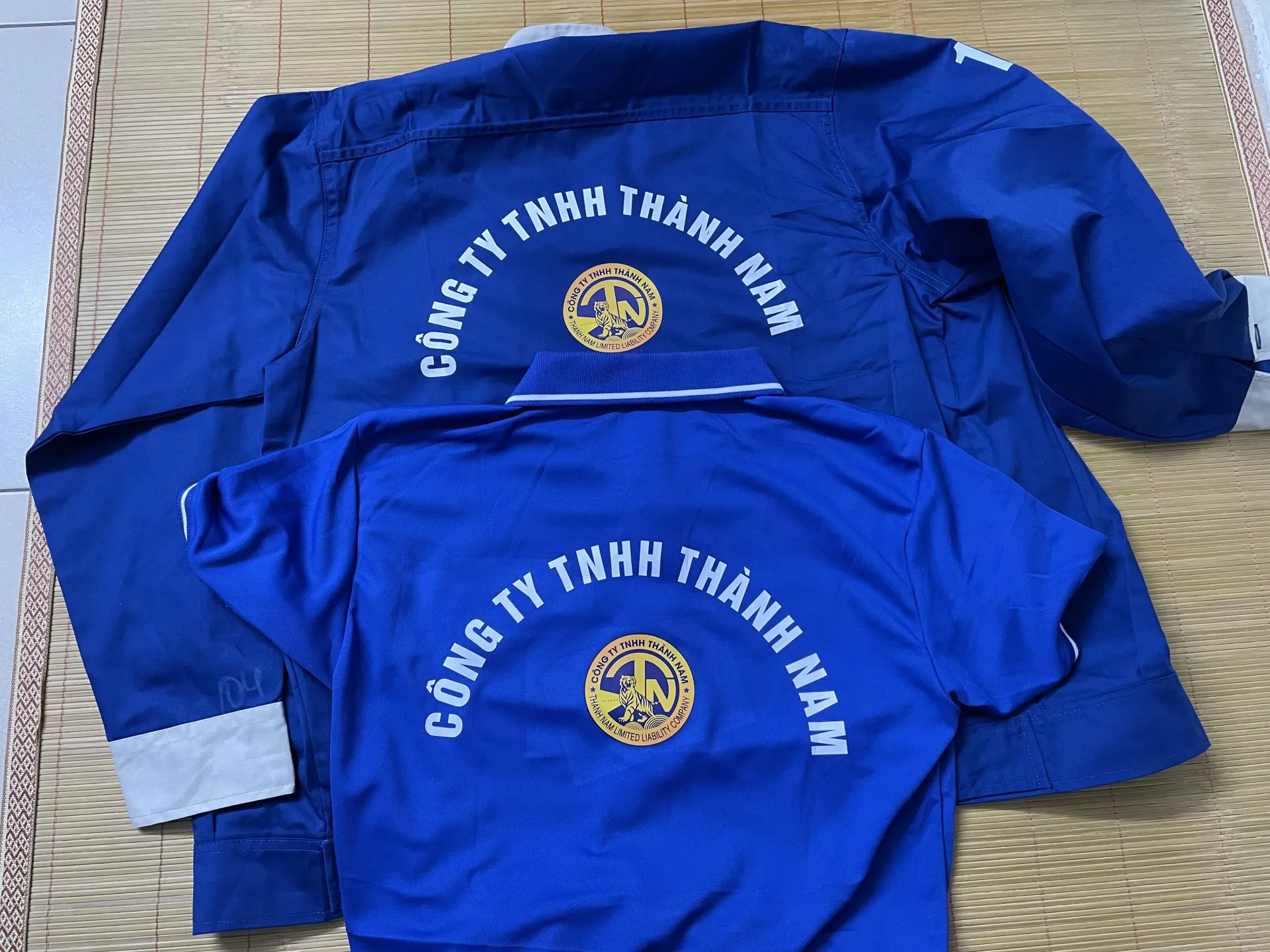 Đơn in đồng phục Công ty TNHH Thành Nam