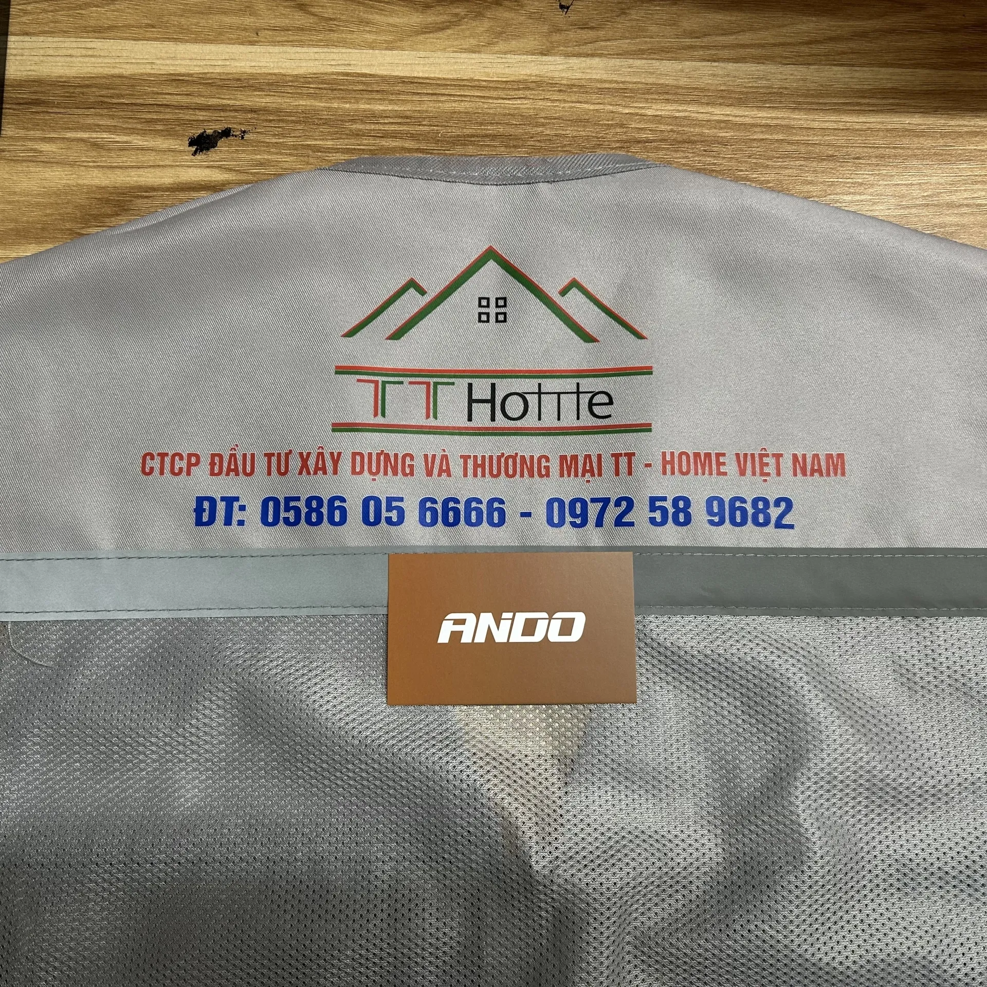 Đơn in đồng phục CTCP Đầu tư Xây dựng và Thương mại TT - Home Việt Nam