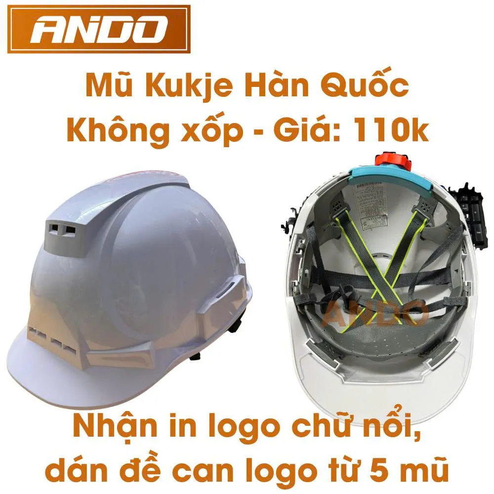 Mũ bảo hộ Kukje Hàn Quốc không xốp