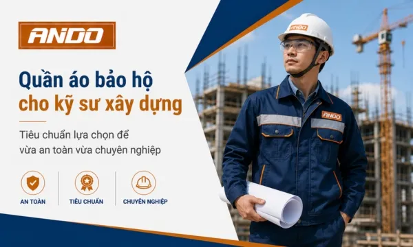 Quần áo bảo hộ cho kỹ sư xây dựng an toàn, chuyên nghiệp