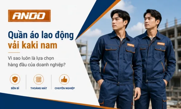 Vì sao quần áo lao động vải kaki nam luôn là lựa chọn hàng đầu?