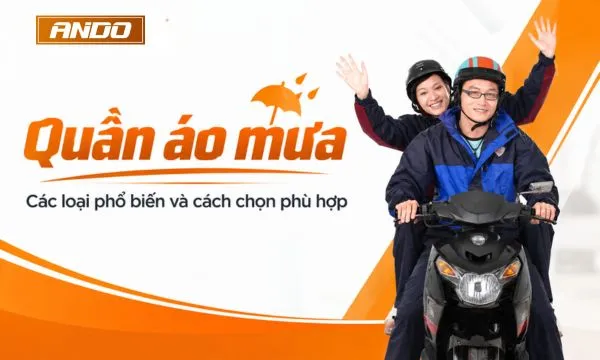 Quần áo mưa: Các loại phổ biến và cách chọn phù hợp