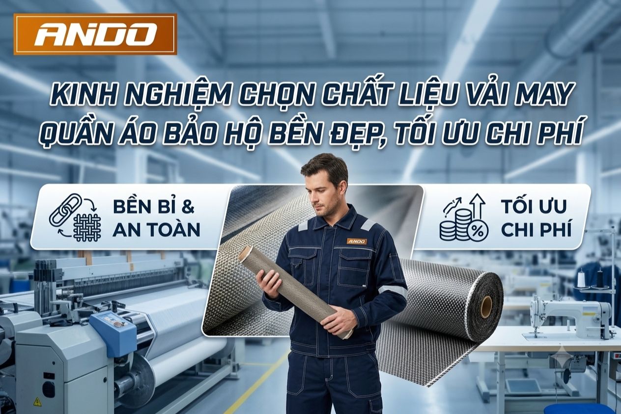 Kinh nghiệm chọn chất liệu vải may quần áo bảo hộ bền đẹp, tối ưu chi phí